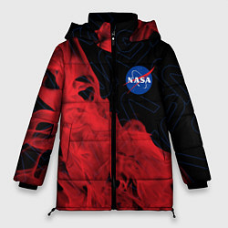 Куртка зимняя женская NASA НАСА, цвет: 3D-красный
