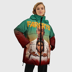 Куртка зимняя женская FarCry 6, цвет: 3D-черный — фото 2