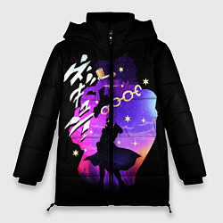 Куртка зимняя женская JoJo’s Bizarre Adventure, цвет: 3D-черный