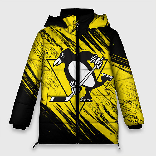 Женская зимняя куртка Pittsburgh Penguins Sport / 3D-Черный – фото 1