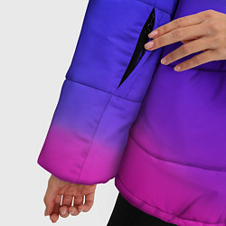 Куртка зимняя женская Градиент Облаков, цвет: 3D-светло-серый — фото 2