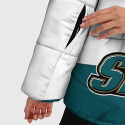 Куртка зимняя женская Сан Хосе Шаркс, цвет: 3D-светло-серый — фото 2