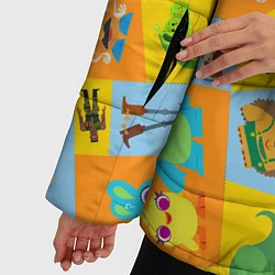 Куртка зимняя женская Toy Story, цвет: 3D-черный — фото 2