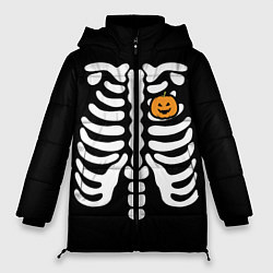 Куртка зимняя женская Halloween, цвет: 3D-светло-серый