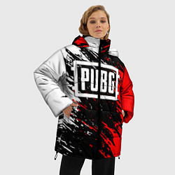 Куртка зимняя женская PUBG, цвет: 3D-красный — фото 2