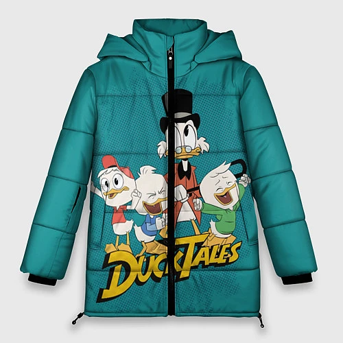Женская зимняя куртка Ducktales / 3D-Черный – фото 1