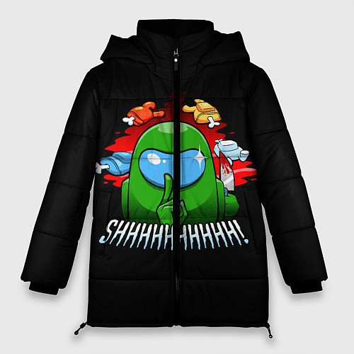 Женская зимняя куртка Among Us / 3D-Черный – фото 1