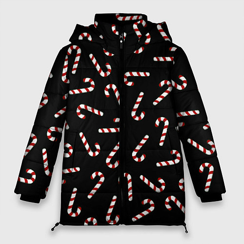 Женская зимняя куртка Christmas Candy / 3D-Черный – фото 1