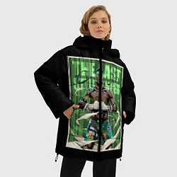 Куртка зимняя женская Исраэль Адесанья, цвет: 3D-черный — фото 2