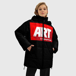 Куртка зимняя женская Art red, цвет: 3D-черный — фото 2