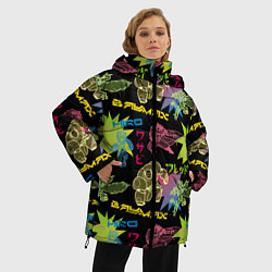 Куртка зимняя женская Big Hero 6, цвет: 3D-черный — фото 2