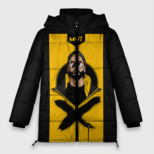 Женская зимняя куртка Мот / 3D-Черный – фото 1
