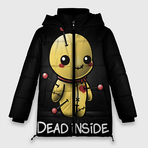 Женская зимняя куртка DEAD INSIDE / 3D-Черный – фото 1
