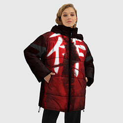 Куртка зимняя женская NEON SAMURAI, цвет: 3D-черный — фото 2