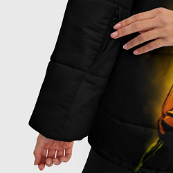 Куртка зимняя женская Атака на титанов, цвет: 3D-черный — фото 2