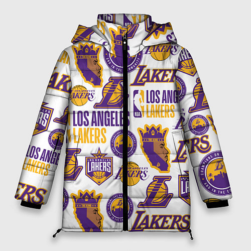 Женская зимняя куртка LAKERS LOGO / 3D-Красный – фото 1