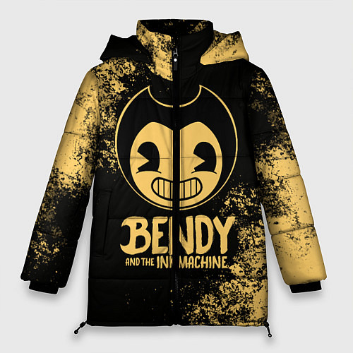 Женская зимняя куртка Bendy And The Ink Machine / 3D-Черный – фото 1