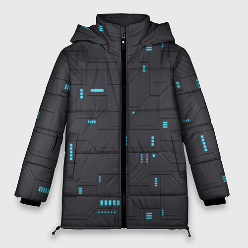 Женская зимняя куртка Супер броня Тёмная / 3D-Черный – фото 1