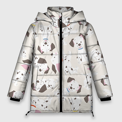 Женская зимняя куртка 101 Dalmatians / 3D-Черный – фото 1