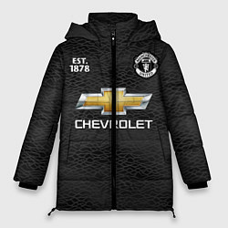 Куртка зимняя женская MANCHESTER UNITED 2021 - AWAY, цвет: 3D-красный