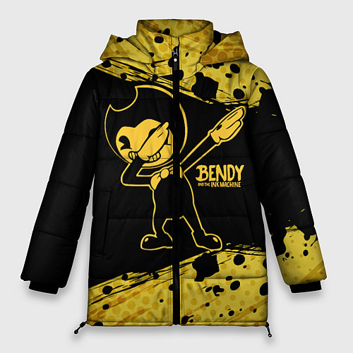 Женская зимняя куртка BENDY AND THE INK MACHINE / 3D-Черный – фото 1