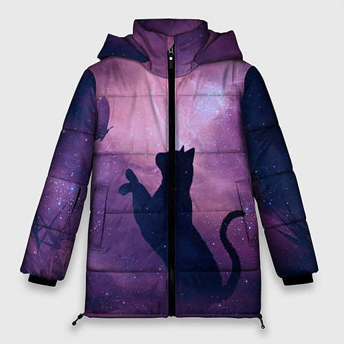 Женская зимняя куртка Star Cat / 3D-Черный – фото 1