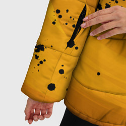 Куртка зимняя женская Among Us Cheese Z, цвет: 3D-черный — фото 2