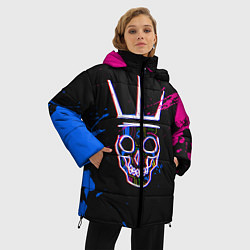 Куртка зимняя женская Watch Dogs Legion, цвет: 3D-светло-серый — фото 2