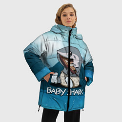 Куртка зимняя женская Baby Shark, цвет: 3D-черный — фото 2