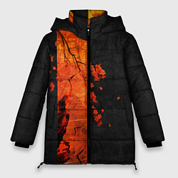 Куртка зимняя женская ЦАПЛЯ, цвет: 3D-черный