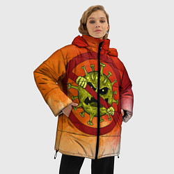 Куртка зимняя женская Арест Ковид, цвет: 3D-черный — фото 2