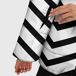 Куртка зимняя женская MANCHESTER UNITED 2021, цвет: 3D-черный — фото 2