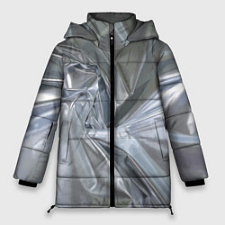 Куртка зимняя женская Фольга, цвет: 3D-черный
