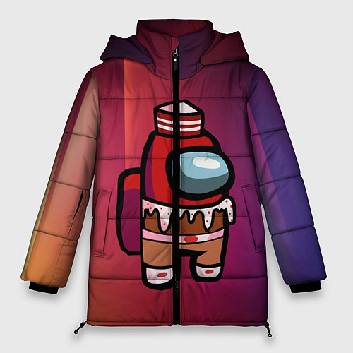 Женская зимняя куртка Among Us Сладкий Z / 3D-Черный – фото 1
