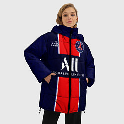 Куртка зимняя женская PSG домашняя сезон 2021, цвет: 3D-черный — фото 2