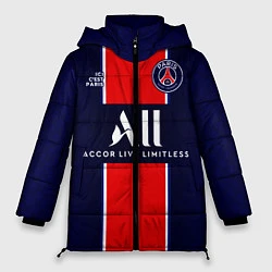 Куртка зимняя женская PSG домашняя сезон 2021, цвет: 3D-красный