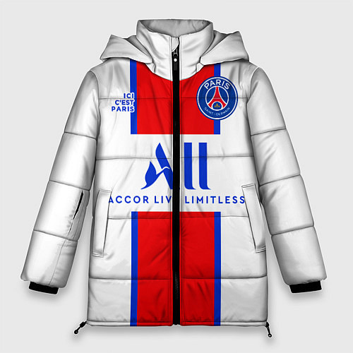 Женская зимняя куртка PSG, выездная сезон 2021 / 3D-Черный – фото 1