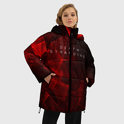 Куртка зимняя женская DEATH STRANDING S, цвет: 3D-черный — фото 2