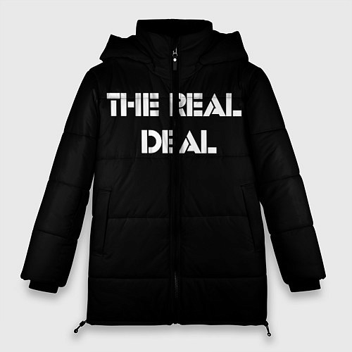 Женская зимняя куртка Реально крутой / 3D-Черный – фото 1