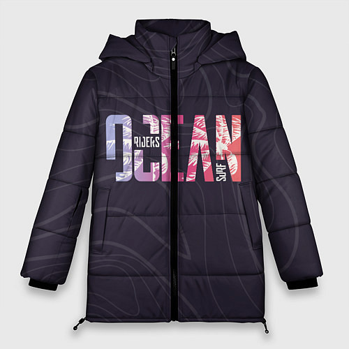 Женская зимняя куртка Сёрфинг / 3D-Черный – фото 1