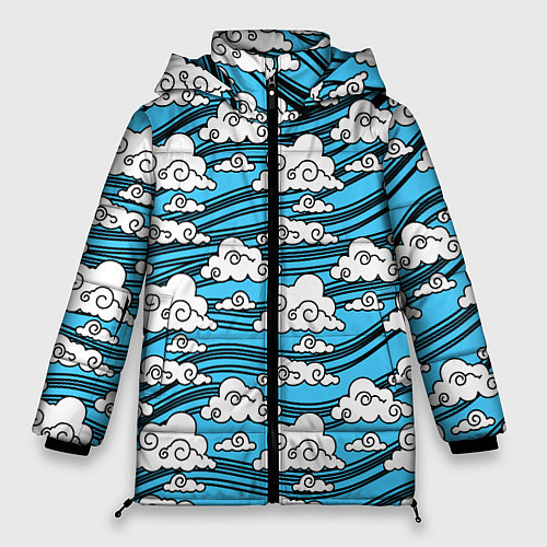 Женская зимняя куртка КИМОНО ТАНДЖИРО / 3D-Черный – фото 1