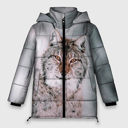 Женская зимняя куртка Рысь / 3D-Черный – фото 1