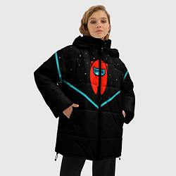 Куртка зимняя женская AMONG US - Амонг Ас, цвет: 3D-красный — фото 2