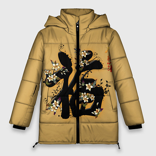 Женская зимняя куртка Благословение / 3D-Черный – фото 1