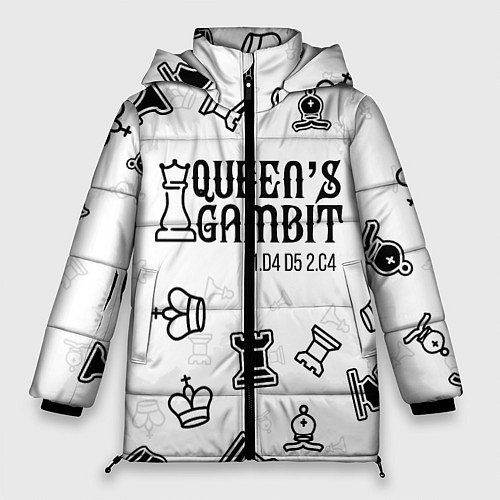 Женская зимняя куртка ХОД КОРОЛЕВЫ / 3D-Черный – фото 1