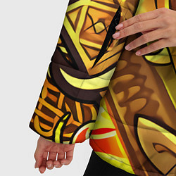 Куртка зимняя женская CS GO DRAGON LORE, цвет: 3D-красный — фото 2