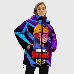 Куртка зимняя женская Джеки Brawl Stars Jacky, цвет: 3D-черный — фото 2