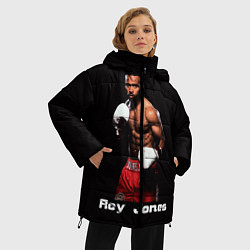 Куртка зимняя женская Roy Jones, цвет: 3D-черный — фото 2