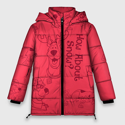 Женская зимняя куртка How about snow? / 3D-Красный – фото 1