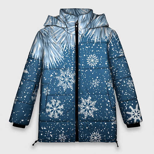 Женская зимняя куртка Снежное Настроенние / 3D-Светло-серый – фото 1